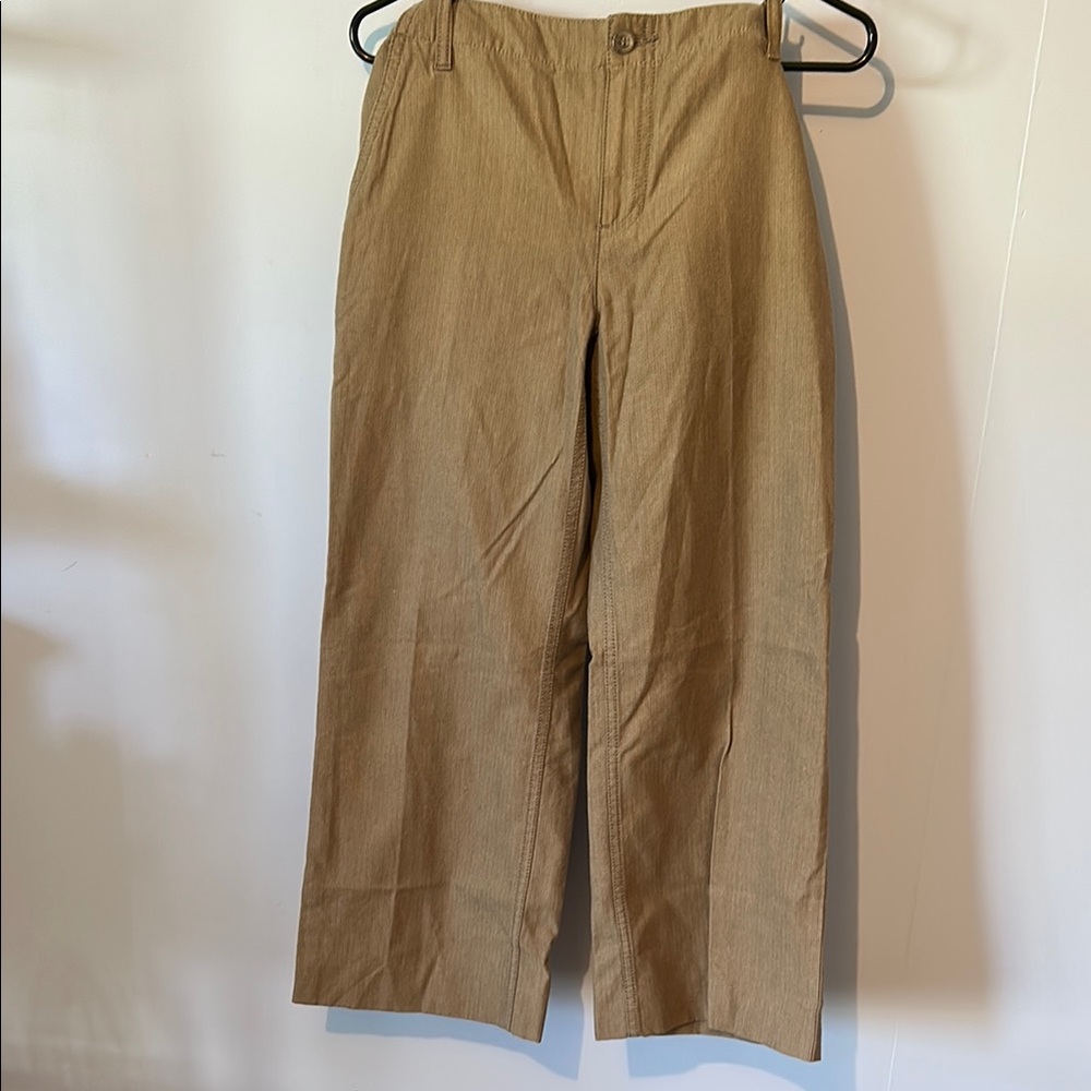 Liz Claiborne Tan Wide-Leg Pants